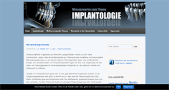 Desktop Screenshot of implantologie-forum.de