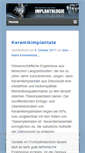 Mobile Screenshot of implantologie-forum.de