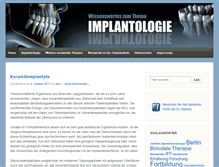 Tablet Screenshot of implantologie-forum.de